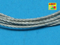 ABER Буксирувальний трос з нержавіючої сталі 0,9 мм, 1 м довжиною