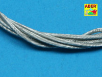 ABER Буксирувальний трос з нержавіючої сталі 1,3 мм, 1 м довжиною