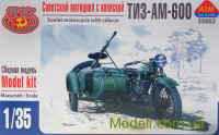 Радянський мотоцикл ТІЗ-АМ-600 з коляскою