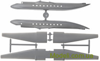 AMODEL 1464-02 Збірна модель пасажирського авіалайнера Антонов Ан-24Б