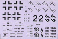 Authentic Decals 4827 WWII Luftwaffe Focke-Wulf FW-190F-8 Unknown schemes and markings 