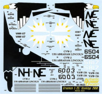 Authentic Decals 4830 Декалі Modern US NAVY E-2C Hawkeye / Hawkeye 2000, Pacific Fleet 