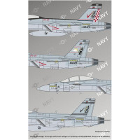 Authentic Decals Декалі для літака Modern US NAVY F/A-18F Super Hornet VFA-211 "Fighting Checkmates" 