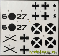 Avis 72009 Модель для збірки винищувача Messerschmitt Bf-109 B-1