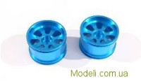 Blue Alum Wheel Rims 2P