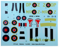 Hobby Boss 80232 Модель для склеювання літака Hawker Typhoon Mk.IB