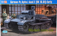 Німецький легкий танк Pzkpfw.I Ausf.F (VK1801), рання версія