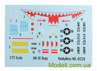 Hobby Boss 87229 Модель для збірки гелікоптера UH-1C Huey
