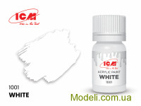 Акрилова фарба ICM, білий