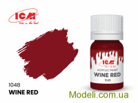 Акрилова фарба ICM, червоне вино