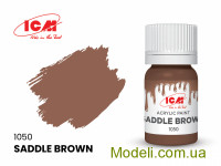 Акрилова фарба ICM, шкіряно-коричневий