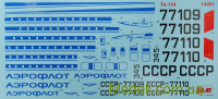 ICM 14401 Масштабна пластикова модель радянського авіалайнера Туполєв Ту-144