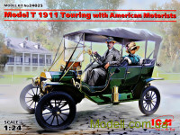 Форд T 1911 Touring з американськими автолюбителями
