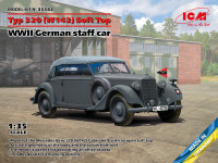 Typ 320 (W142) Німецький штабний автомобіль часів Другої світової війни з піднятим тентом