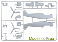 ICM 48102 Масштабна модель німецького винищувача Messerchmitt Bf-109 F2