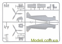 ICM 48103 Масштабна модель німецького винищувача Messerchmitt Bf-109 F4
