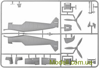 ICM 48106 Масштабна модель німецького винищувача Messerchmitt Bf-109 F4/R3