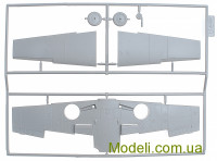 ICM 48107 Масштабна модель німецького винищувача Messerschmitt Bf-109 F4/R6