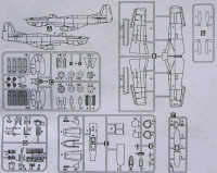 ICM 48154 Збірна пластикова масштабна модель винищувача Мустанг P-51K
