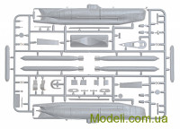 ICM S007 Збірна модель німецького підводного човна типу XXVII "Seehund" (пізня)