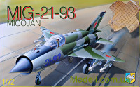 модель самолета: MiG-21-93 Soviet fighter модель самолета: MiG-21-93 Soviet fighter