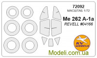 Маска для моделі літака Me-262A (Revell)