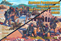 Німецькі десантники (Тропічна Форма) с мінометом 10.5cm LG 42 & 8 cm и s.G.W.34, Друга світова війна