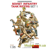 Радянські cолдати на танку (набір 1)