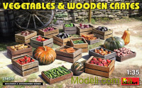 Овочі в дерев'яних ящиках