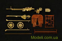 Станковий крупнокаліберний кулемет ДШКМ, калібр 12,7 на 2-х колісному станку (СРСР)