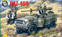 Автомобіль УАЗ-469 оснащений 106-мм гарматою