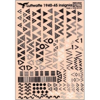 PRS013-72 Luftwaffe insignia 1940-45, Part 3, 1/72-1/48, dry