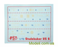 PST 72022 Збірна модель 1:72 Studebaker US6