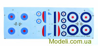 RODEN 432 Пластикова модель літака Havilland DH4 w/RAF3a
