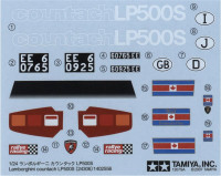 TAMIYA 24306 Збірна модель автомобіля Лаборгіні / Lamborghini Сountach LP500S