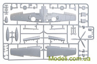 TAMIYA 61050 Збірна масштабна модель винищувача Messerschmitt Bf109 E-3