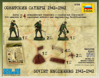ZVEZDA 6108 Купити пластикові фігурки радянських саперів, 1941-1942 р.