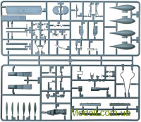 Academy 12405 Сборная модель 1:72 Истребитель P-38J Lightnning "European theater"