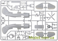 Academy 12406 Сборная пластиковая модель бомбардировщика SB2C-4 "Helldiver"