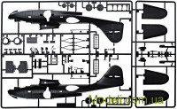 Academy 12487 Модель морского патрульного бомбардировщика PBY-5A Black Cat Catalina