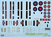 Academy 12512 Сборная модель 1:72 Spitfire Mk XIVC и Typhoon Mk IB