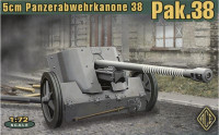ACE 72222 Сборная модель германской 50 мм противотанковой пушки Pak 38