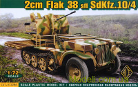 Зенитная установка 2 см Flak 38 sfl SdKfz.10/4
