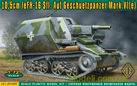 Немецкая гаубица 10,5cm leFH-16 Sfl. Auf Geschuetzpaner Mark.VI (e)