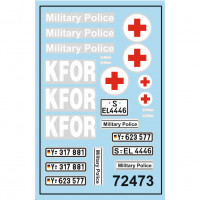 ACE 72473 Сборная модель Медицинский автомобиль LKW 0.5t GL Wolf BAT LL