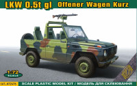 Военный автомобиль LKW 0.5t gl Offener Wagen Kurz с пулеметом