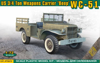 Американский 3/4-тонный автомобиль для перевозки вооружения WC-51 "Beep"