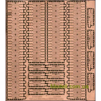 Фототравленные траки для танка T-34 (mod.1943)