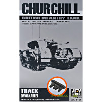 Рабочие траки для танка Churchill