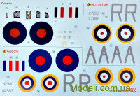Airfix 08019 Сборная модель 1:72 Британский бомбардировщик Vickers Wellington Mk.IC